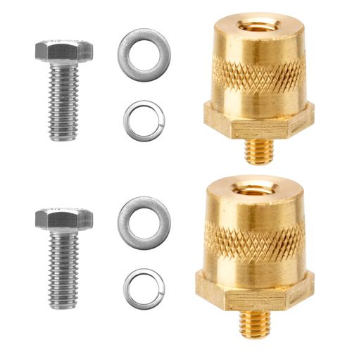 Hamiltion-Lot De 2 Adaptateurs Pour Batterie Lithium 12v, Paire D'adaptateurs De Borne De Batterie M6, Bornes De Borne De Batterie, Borne De Batterie Pour Batteries De Voiture, Cosse De Batterie