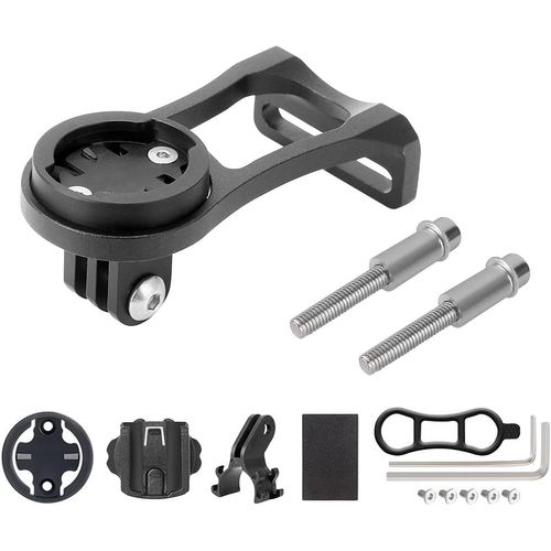 Hamiltion-Support De Vélo Compatible Avec Garmin Edge 500 510 520 530 25 20 800 810 820 1000 1030 Bryton Rider Cateye Aluminium Support Gps Velo Potence Avant Pour Garmin Montre Compteur Avec Accesso