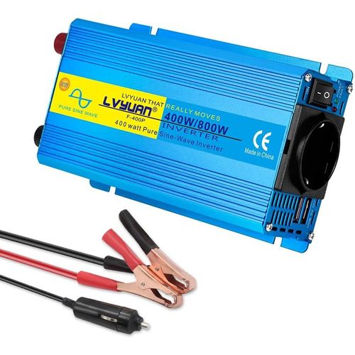 Hamiltion-Pur Sinus Convertisseur 12v 220v 400w Onduleur Avec 2 Ports Usb
