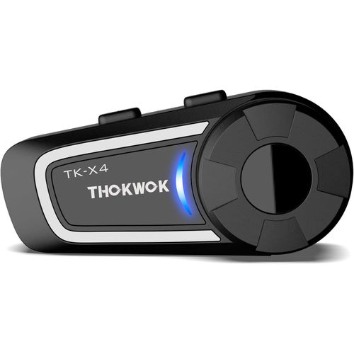 Hamiltion-Intercom Moto Duo Pour 6 Casques Tk-X4 Ecouteur Bluetooth Pour Casque Moto, Kit Main Libre Oreillette Avec Bluetooth 5.1/Stéréo Hi-Fi/Partage De Musique, Communication Système Pour Motoneig