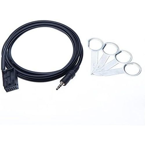 Hamiltion-Musique Interface Aux In Câble Audio Cordon Adaptateur Jack 3,5 Mm Mp3 Connecteur Compatible Avec Ford-Aux02