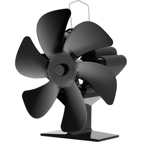 Hamiltion-Ventilateur Poele Bois,Ventilateur De Poele À 6 Pales,Silencieux Ventilateur Cheminée Alimenté À La Chaleur,Pas D'Alimentation Électrique Pour Poêle À Bois/Cheminée/Gaz/Bûche