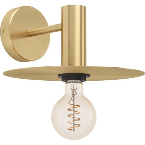 Hamiltion-Applique Murale Escandell, Lampe Élégante Pour Salon, Chambre Et Couloir, Luminaire Intérieur En Métal Laiton Brossé, Douille E27