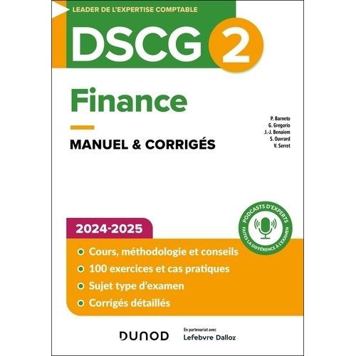 Finance Dscg 2 Finance - Manuel & Corrigés