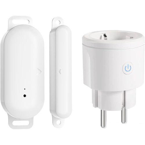 Hamiltion-Kit De Contrôle De L'Air Sans Fil Avec Contact Magnétique De Fenêtre Et Prise Télécommandée Pour Hotte Aspirante, Cheminée, Interrupteur De Fenêtre Sans Fil