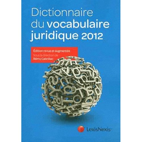 Dictionnaire Du Vocabulaire Juridique