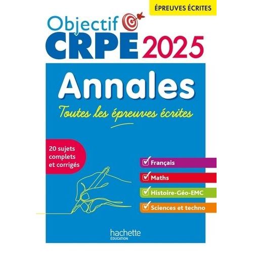 Annales - Toutes Les Épreuves Écrites