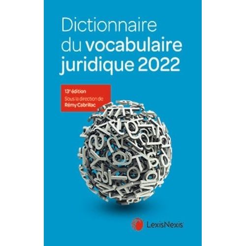 Dictionnaire Du Vocabulaire Juridique