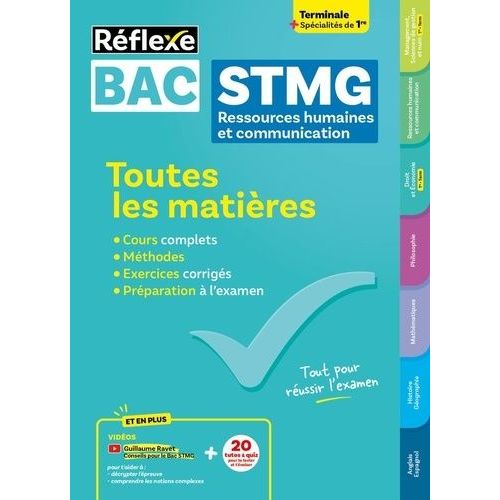 Toutes Les Matières Bac Stmg Spécialité Ressources Humaines Et Communication Tle + Spécialités De 1re