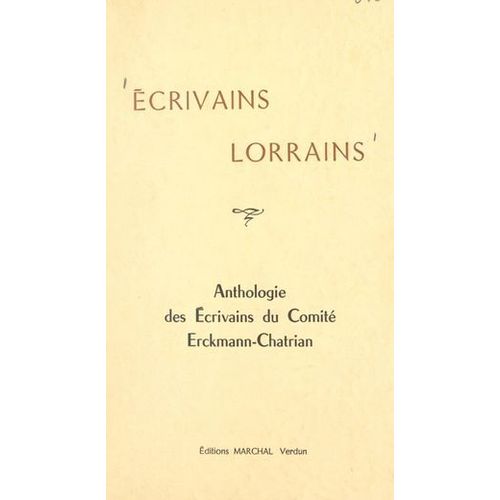 Écrivains Lorrains