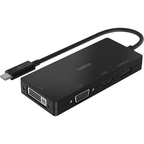 Hamiltion-Avc003Btbk Usb-C Video Adapter (Hdmi, Vga, Dvi, Displayport)