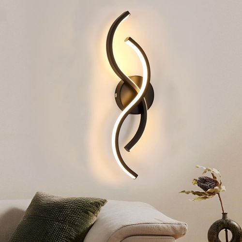 Hamiltion-Applique Murale Intérieure Led, 15W 1687Lm Créativité Design Lampe Murale Led Chambre, 42Cm Luminaire Mural Moderne En Acryliquel Pour Salon Cuisine Couloir Escalier, Blanc Chaud 3000K