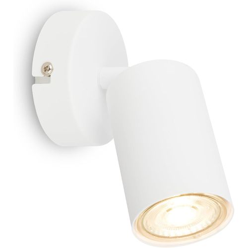 Hamiltion-Applique Réglable Pour L'Intérieur, Douille Gu10, Max. 9 W, Lampe De Lecture, Lampe De Salon, Lampe Murale, Lampe De Cuisine, Lampe De Couloir, Applique Murale, Blanc