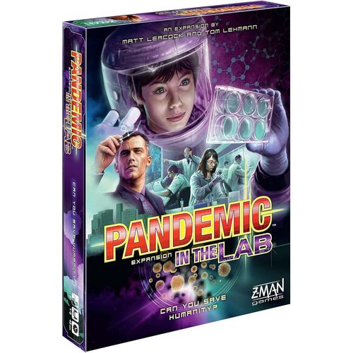Hamiltion-Pandemic In The Lab, Board Game Expansion, Ages 8+, For 1 To 6 Players, 45 Minutes Playing Time