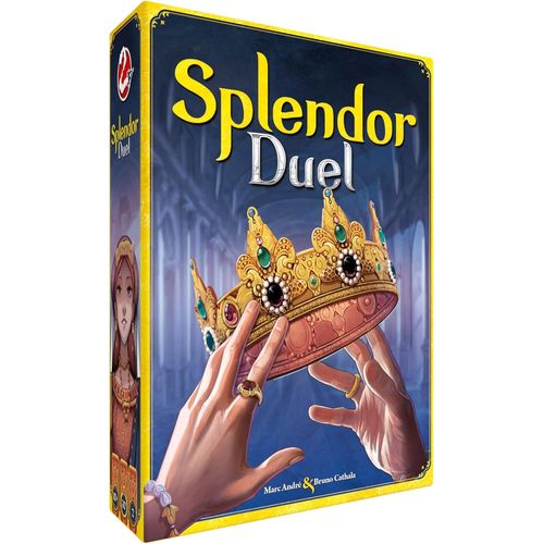 Hamiltion-Splendor Duel Jeu De Société¿Jeu De Stratégie À Deux Joueurs Pour Des Batailles Intenses De Collection De Gemmes¿Jeu Familial Amusant Pour Enfants Et Adultes-Version Allemande