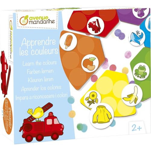 Hamiltion-Je530c-Une Boite Éducative De 30 Pions + 6 Plateaux-À Partir De 2 Ans-Loto Apprendre Les Couleurs