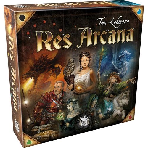 Hamiltion-Res Arcana-Jeu De Cartes Univers Fantasy-Adultes Et Enfants Dès 12 Ans-Jeu Univers Médiéval Fantastique-As D'or 2020-2 À 4 Joueurs-60 Min-En Français-Sand Castle Games