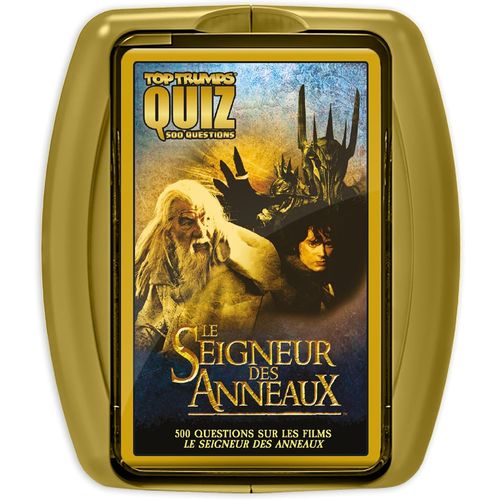 Hamiltion-Quiz Le Seigneur Des Anneaux-500 Questions Illustrées-Jeu De Société-Jeu De Cartes-Format Voyage-A Partir De 8 Ans-2 À 6 Joueurs -Version Française