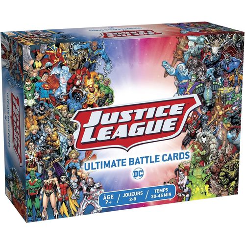 Hamiltion-Justice League-Ultimate Battle Cards-Jeu De Société-Jeu De Plateau-A Partir De 7 Ans-2 À 8 Joueurs-Jl-Ubc-579001-Version Française