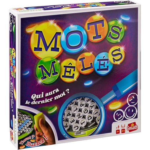 Hamiltion-Môts Mêlés-Jeux De Société De Môts Mêlés Revisités Famille Dès 7 Ans-Fun-Trouvez Le Mot Caché Puis Buzzez-Jeu D'observation Et De Rapiditié-2 À 4 Joueurs