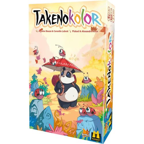 Hamiltion-Matagot Takenokolor-Jeux De Société-Jeu Enfants, Adultes Et Famille-Jeu De Coloriage-A Partir De 8 Ans-2 À 4 Joueurs-20 Min-Version Française