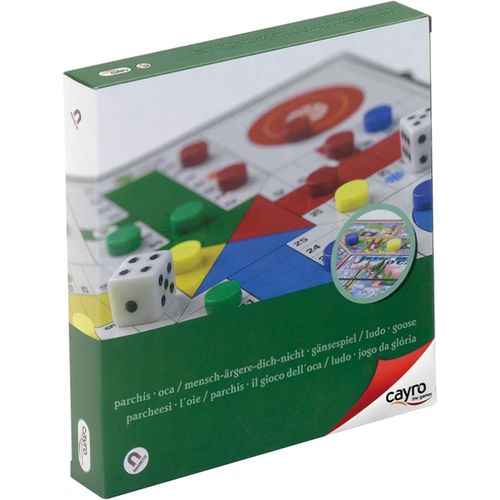 Hamiltion-Parcheesi Et Oie-+ 5 Ans-Modèle Magnétique-Jeu De Société Double Pour Enfants Et Adultes-Avec Tiroirs Pour Ranger Les Jetons-2 À 4 Joueurs