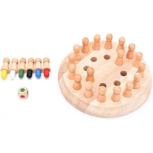 Hamiltion-Montessori Memory Jouets En Bois, Classic Games, Apprendre Trier Et Retenir Couleurs, Garçons Filles De 3 Ans, Jeu De Plateau Motricité D'Apprentissage Puzzle, Educatif Jeux Mémo De 36 Mois