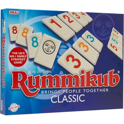 Hamiltion-Rummikub Classic Game: Brings People Together , Family Strategy Games , For 2-4 Players , Ages 7+