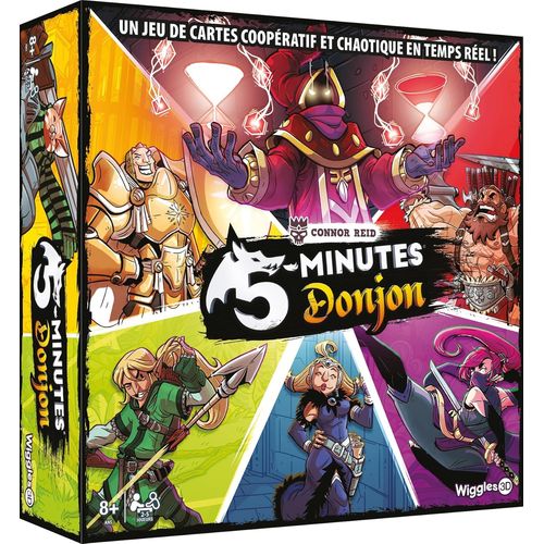 Hamiltion-Wiggles 3D 5 Minutes Donjon-Jeux De Société-Jeux De Cartes-Jeux Coopératif-Jeux Adulte Et Enfant À Partir De 8 Ans-2 À 5 Joueurs-Version Française