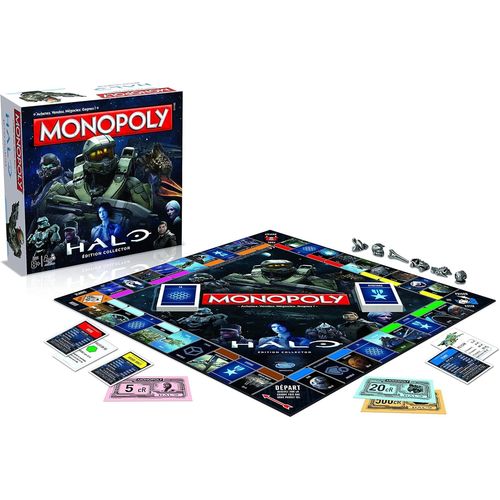 Hamiltion-Hasbro-0980-Monopoly : Halo-Édition Collector-Version Française