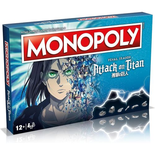 Hamiltion-Attaque Sur Titan : Le Jeu De Société Monopoly « The Last Seasons »-Achetez Eren Jaeger, Colossal Titan, Gabi Braun Et Yelena Et Agissez Votre Chemin Vers Le Succès