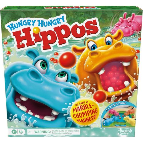 Hamiltion-Hippo Flipp Jeu De Société Pour Enfants De Maternelle À Partir De 4 Ans Pour 2 À 4 Joueurs