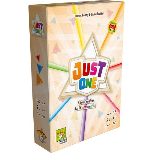 Hamiltion-8645 Italie Just One Jeu De Table, Jaune, Version Italienne-Version Italienne-Langue Italienne