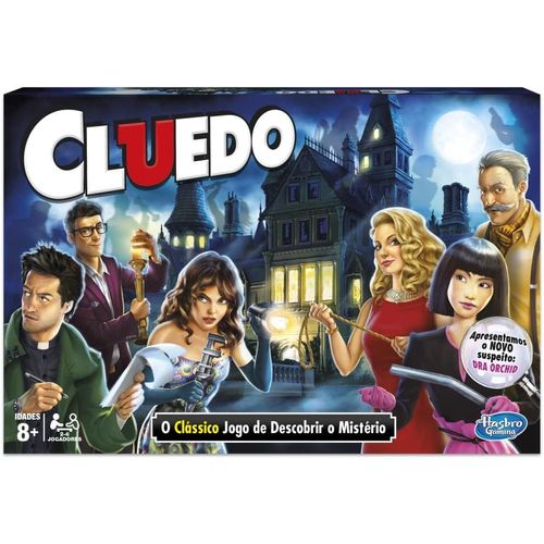 Hamiltion-Hasbro Jeu¿En Famille Cluedo (Hasbro 38712) Version En Portugais Multicolore