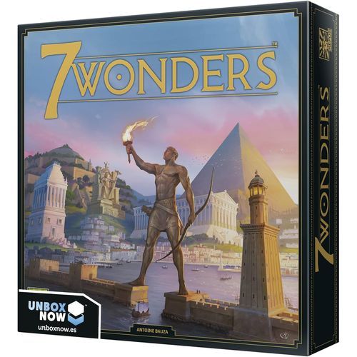 Hamiltion-Repos Production 7 Wonders Jeu De Civilisations Gagnant Plusieurs Prix À Partir De 10 Ans 3 À 7 Joueurs 30 Minutes Par Partie-Version Espagnole