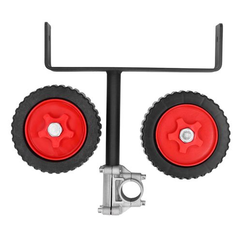Roue de Support de tondeuse, roues auxiliaires à hauteur réglable pour coupe-herbe à Tube de 28mm, taille-bordure à gaz