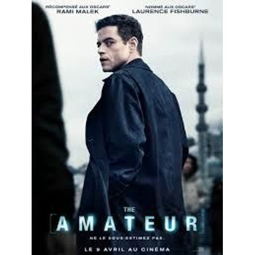 The Amateur De James Hawes Avec Rami Malek, Laurence Fishburne, Rachel Brosnahan - Affiche Originale De Film Format 120 X 160 Cm