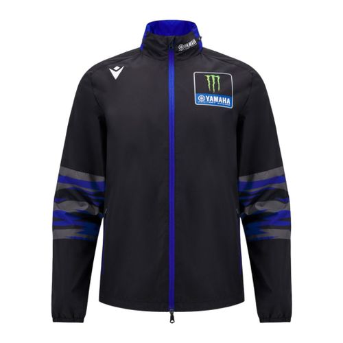 Veste Imperméable Fan Gear Homme Monster Energy Yamaha Moto Gp Officielle Noir