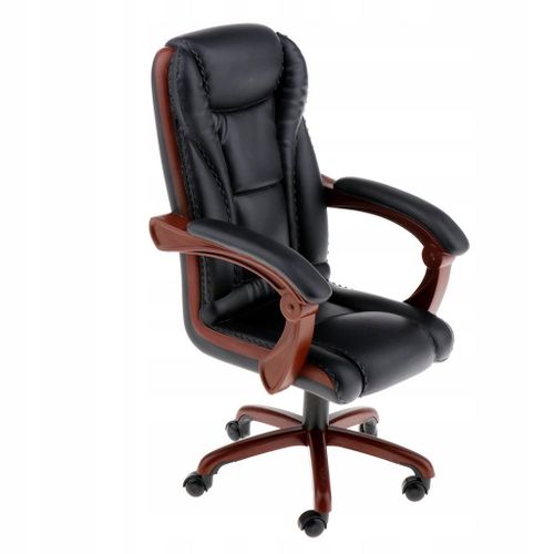 Chaise De Bureau Pivotante Noire À L'échelle 1/6