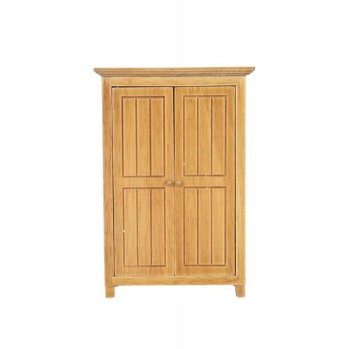 Mini Armoire En Bois Vintage 1:12 Fabriquée À La Main, Décoration De Maison De Poupée