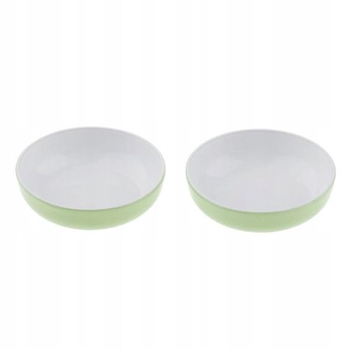 Ensemble De Vaisselle Miniature Pour Maison De Poupée 1/12, 2 Mini Assiettes En Porcelaine Vertes