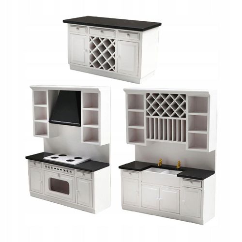 Armoire De Cuisine Miniature En Bois Pour Maison De Poupée À Faire Soi-Même