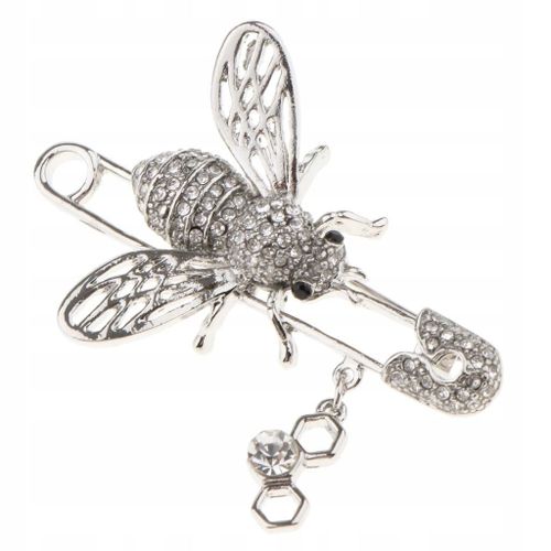 Épingles De Sûreté En Strass En Forme D'abeille