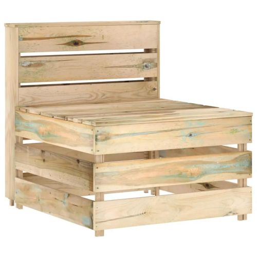 Canape Palette De Milieu De Jardin Bois De Pin Impregne