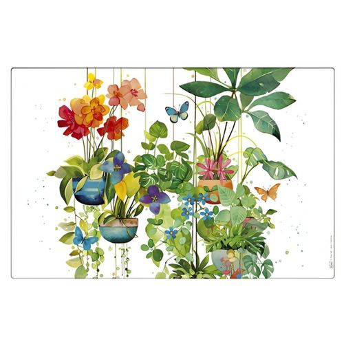 Set De Table Plantes Et Papillons 43 Cm