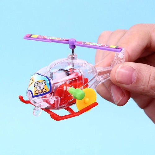 Transparent Mini Simulation Avion Extérieur Liquidation Mécanique Jouet Jouet Enfants Cadeau