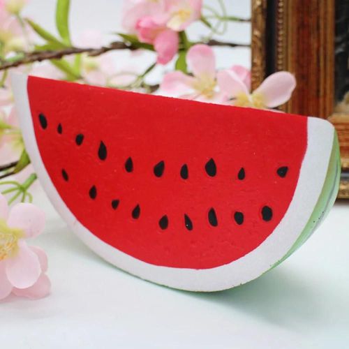 Lente montée Squishy Jumbo pastèque tranche de fruits Squeeze Jouet Stress Relief Cadeau