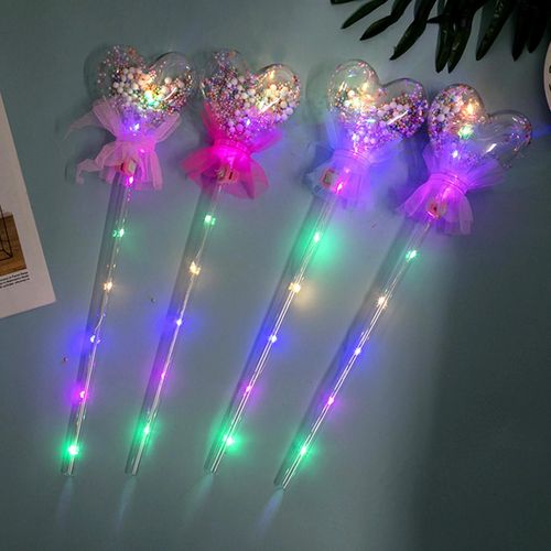 Enfants Enfants En Plastique Brillant Boule Baguette Glow Stick Jouet Noël Anniversaire Gift_D