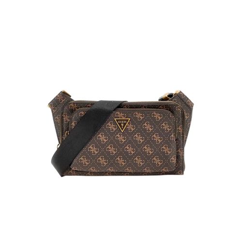 Sac banane Guess Milano Logo 4G Homme Marron