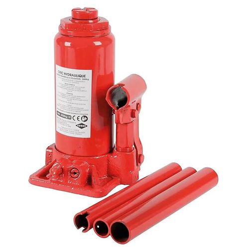 Cric Hydrolique 5 Tonnes Hauteur De Levage De 195 À 380 Mm